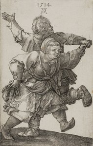Selský párový tanec, 1514 od Albrecht Dürer