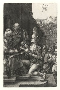 Pilát si myje ruce, 1512 od Albrecht Dürer