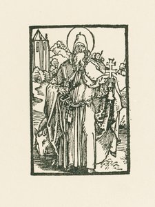 Svatý Antonín Veliký od Albrecht Dürer or Duerer