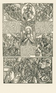 Svatá Birgitta a Panna Maria se přimlouvají za zatracené od Albrecht Dürer or Duerer