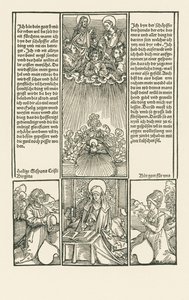 Svatá Birgitta jako přímluvkyně s modlícím se manželským párem od Albrecht Dürer or Duerer