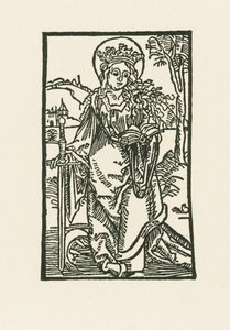 Svatá Kateřina od Albrecht Dürer or Duerer