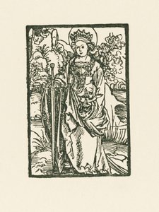 Svatá Kateřina od Albrecht Dürer or Duerer