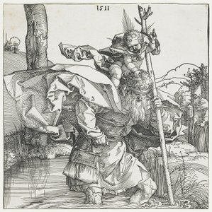 Svatý Kryštof od Albrecht Dürer