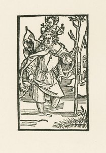 Svatý Kryštof od Albrecht Dürer or Duerer