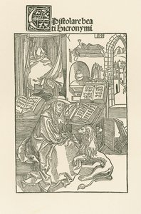 Svatý Jeroným ve své pracovně od Albrecht Dürer or Duerer
