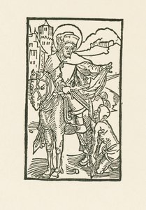 Svatý Martin z Tours od Albrecht Dürer or Duerer