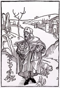 Santiago de Compostela. 1489 (rytina) od Albrecht Dürer