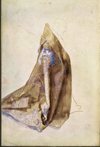 Studie roucha papeže Julia II. pro Pannu Marii s věncem růží od Albrecht Dürer or Duerer