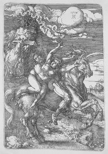 Únos na jednorožci od Albrecht Dürer