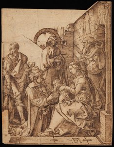 Klanění tří králů od Albrecht Dürer