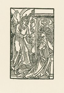 Zvěstování od Albrecht Dürer or Duerer