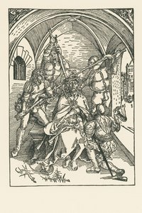 Korunování trním, asi 1500 (dřevoryt) od Albrecht Dürer or Duerer