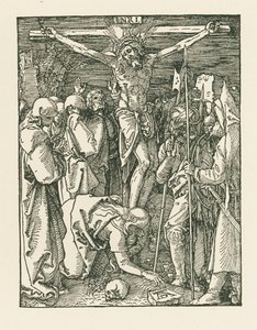 Ukřižování, asi 1509 (dřevoryt) od Albrecht Dürer or Duerer