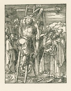 Sestup z kříže, asi 1509-10 (dřevoryt) od Albrecht Dürer or Duerer