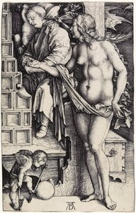The Dream, cca 1500 (rytina) od Albrecht Dürer