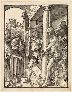 Bičování, 1509-11 od Albrecht Dürer