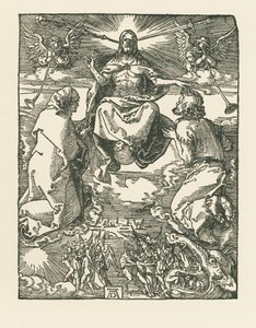 Poslední soud, asi 1510 (dřevoryt) od Albrecht Dürer or Duerer