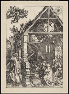 Život Panny: Narození Páně, 1502-03 od Albrecht Dürer