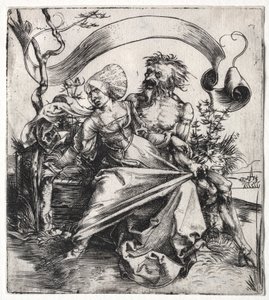 Ravisher, c. 1495 (rytina) od Albrecht Dürer or Duerer