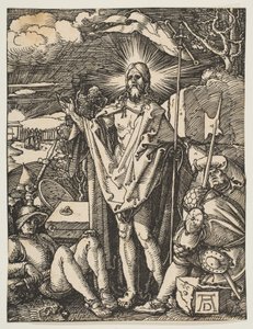 Vzkříšení, z Malé vášně, c.1510 od Albrecht Dürer