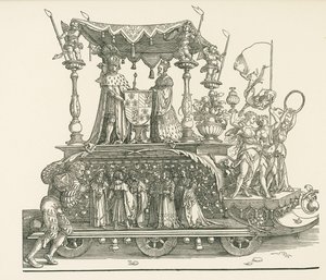 Malý triumfální vůz aneb Burgundská svatba od Albrecht Dürer or Duerer