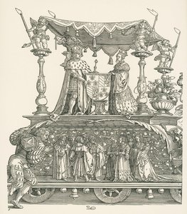 Malý triumfální vůz aneb Burgundská svatba od Albrecht Dürer or Duerer