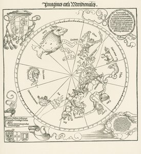 Jižní polokoule Zeměkoule Celestralu od Albrecht Dürer or Duerer