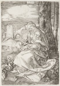 Panna a dítě s hruškou od Albrecht Dürer