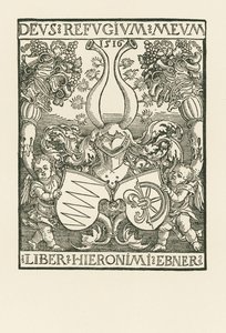Knižní značka Hieronyma Ebnera od Albrecht Dürer or Duerer