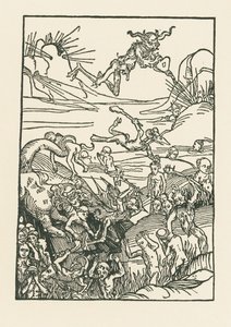 Věčný nářek zatracených od Albrecht Dürer or Duerer