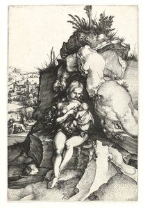 Pokání svatého Jana Zlatoústého, 1496 od Albrecht Dürer