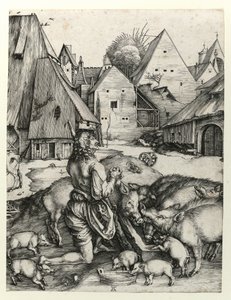 Marnotratný syn od Albrecht Dürer
