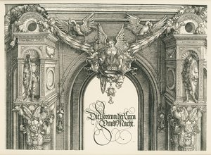 Vítězný oblouk císaře Maxmiliána I. od Albrecht Dürer or Duerer