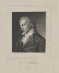 Portrét Friedricha von Schillera 1759-1805, c. 1840 od Albrecht Fürchtegott Schultheiss