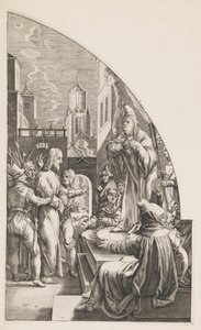 Kristus před Kaifášem od Albrecht von Horn