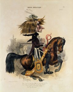 Karikatura Franze Liszta (1811-86)