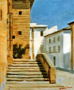 Kostelní náměstí Jávea od Alejandro Cabeza