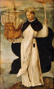 St Telmo (detail z Virgin of the Navigators)