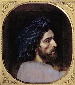 Hlava Jana Křtitele, studie „Zjevení Krista před lidmi“ (olej na papíře) od Aleksandr Andreevich Ivanov