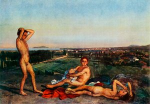 Na pláži v Neapolském zálivu, 30. léta 19. století, 1965.