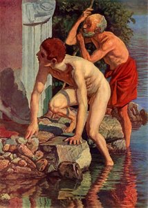 Náčrt pro obrázek Kristus se zjevuje zástupu, 30. léta 19. století, 1965.