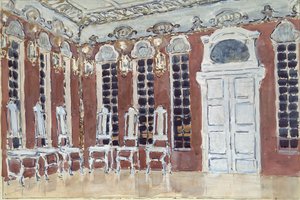 Scénický návrh k opeře Ledový dům A. Koreščenka, 1900 od Aleksandr Jakovlevic Golovin