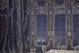 Scénografie ke hře Don Juan od J.-B. Molliére, 1910 od Aleksandr Jakovlevic Golovin
