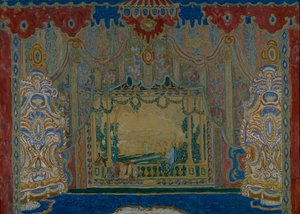 Scénografie k divadelní hře Don Juan od Moliéra, 1910