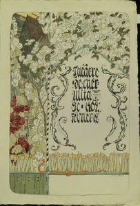 Divadelní program k divadelní hře Faust, 1902 od Aleksandr Jakovlevic Golovin
