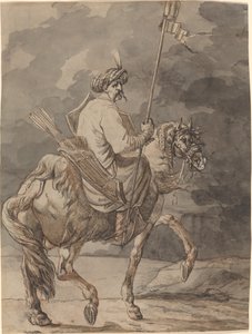 Polský jezdec od Aleksandr Osipovich Orlovskii