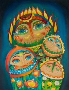 Roztomilá lidová rodinka od Aleksandra Paranchenko