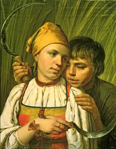 Ženci (olej na plátně) od Aleksei Gavrilovich Venetsianov