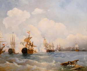 Námořní bitva u Revalu dne 13. května 1790 v 60. letech 19. století